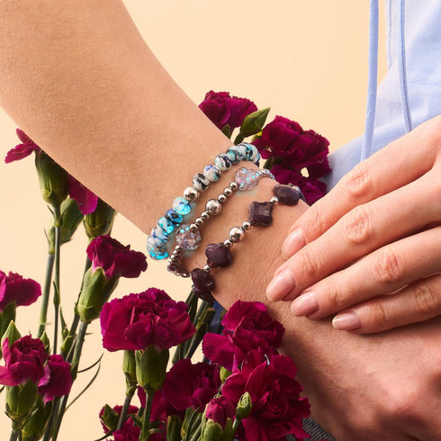 Bracelet Trèfle | Printemps Violet